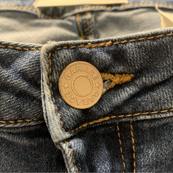 GARAGE Women's 5  Distressed Destroyed super skinny Jeans - Picture 9 of 11